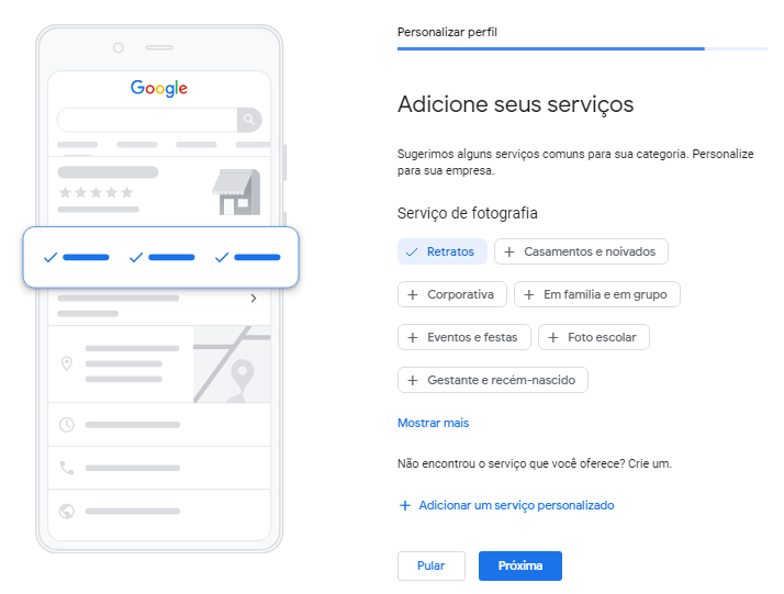 Google Meu Negocio Localizacao Mais Servicos